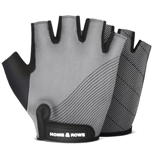 Home & Rowe Fingerless Rowing Gloves for Men & Women - Multi-Sport Fitness Gloves for Rowing, Cycling, Weightlifting, S (Fits 7"-7.5")