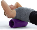 MICRODRY Deluxe Foam Back Roller - Muscle Relief & Deep Tissue Massage - 13x5.3, Purple
