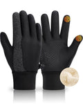 GXCROR Winter Gloves Women Men Ski Snow Gloves Liner Thermal Warm Fleece Touch Screen, Suit for Running, Cycling, Biking, Hiking, Driving, Walking, Soccer,Sports