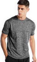 Zengjo Athletic Shirts for Men - Short Sleeve Quick-Dry Workout Tee | Moisture-Wicking Gym Top