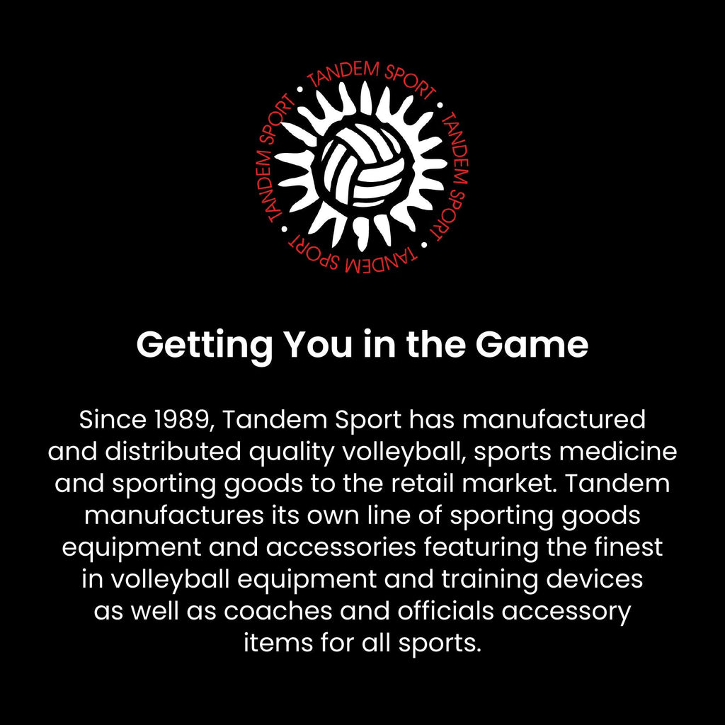 Tandem Sport Volleyball Net Setter - Volleyball Net Measure Chain - 4 Pre-Set Net Heights for Men's, Women's, Coed, and Junior Volleyball - Volleyball Referee Equipment