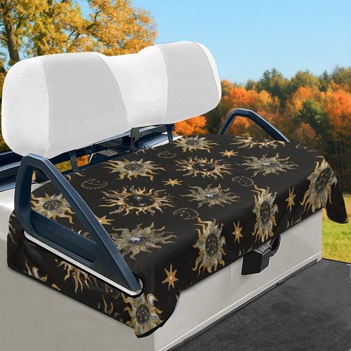 Golden Winter Golf Cart Seat Covers Sun Quick-Drying Winter Golf Accessories Protect Your Carts Seats from Scorching Sun and Sudden Rain Showers—Play Longer, Stay Comfortable
