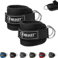 Beastpowergear Padded Ankle Strap - Adjustable for Cable Machines | Ideal for Glutes, Abs & Leg Workouts