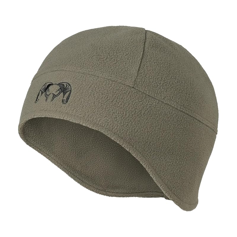 KUIU Proximity LT Beanie Ash Large – Windproof, Ultra-Quiet Micro-Fleece Hunting Hat