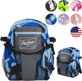 Rawlings REMIX Backpack Equipment Bag - Ideal for T-Ball & Youth Baseball/Softball | Royal Color