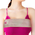 Abdomencare Breast Implant Stabilizer Band I Post Surgery Breast Band Chest Compression Wrap for Women I Breast Augmentation Band I Bra Breast Reduction Recovery Supplies for Healing I One Size