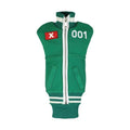 Unique Premium Golf Driver Head Cover – Retro Tracksuit Style with 001 Player Design