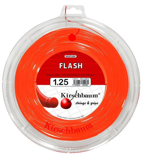 Kirschbaum Reel Flash Orange 1.25 mm (17G) 660ft