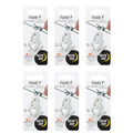 Nite Ize Figure 9 Rope Tightener - Aluminum Cord Tensioner - Camping Essentials & Hiking Must-Haves - Car Accessory with Laser-Engraved Instructions - Small (6 Pack)
