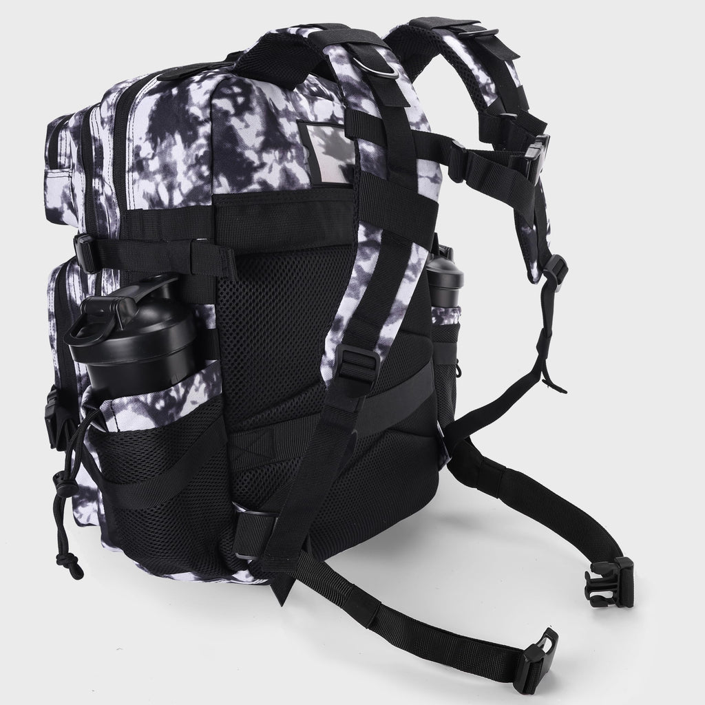LHI Military Tactical Backpack for Men and Women 45L Army 3 Days Assault Pack Bag Large Rucksack with Shoe Compartment - Blue