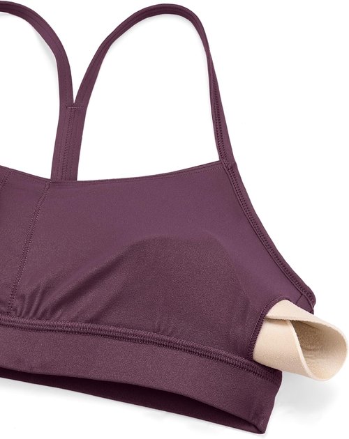 CRZ YOGA Butterluxe Sports Bra for Women - Padded Racerback Yoga Top | Low Impact, Comfortable Fit