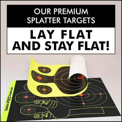 12x18 Splatter Targets by [Brand Name] - Bright Burst on Impact for Instant Shot Visibility