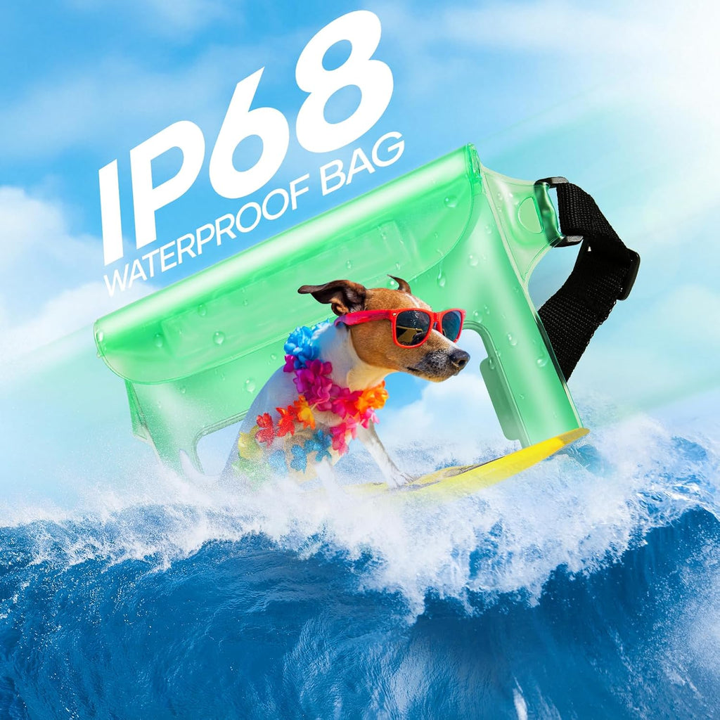 Skiennix Waterproof Beach Bag - Floating Dry Pouch for Phone & Passport | Ideal for Travel & Water Sports