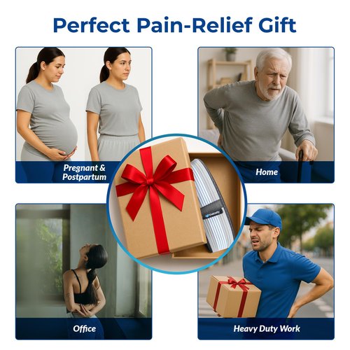 Dainely Sacroiliac Si Joint Support Belt - Sciatica Pain Relief Belt - Hip Stabilizer Belt for Men & Women - Pelvic support band for Lower Back Regular 30-42”