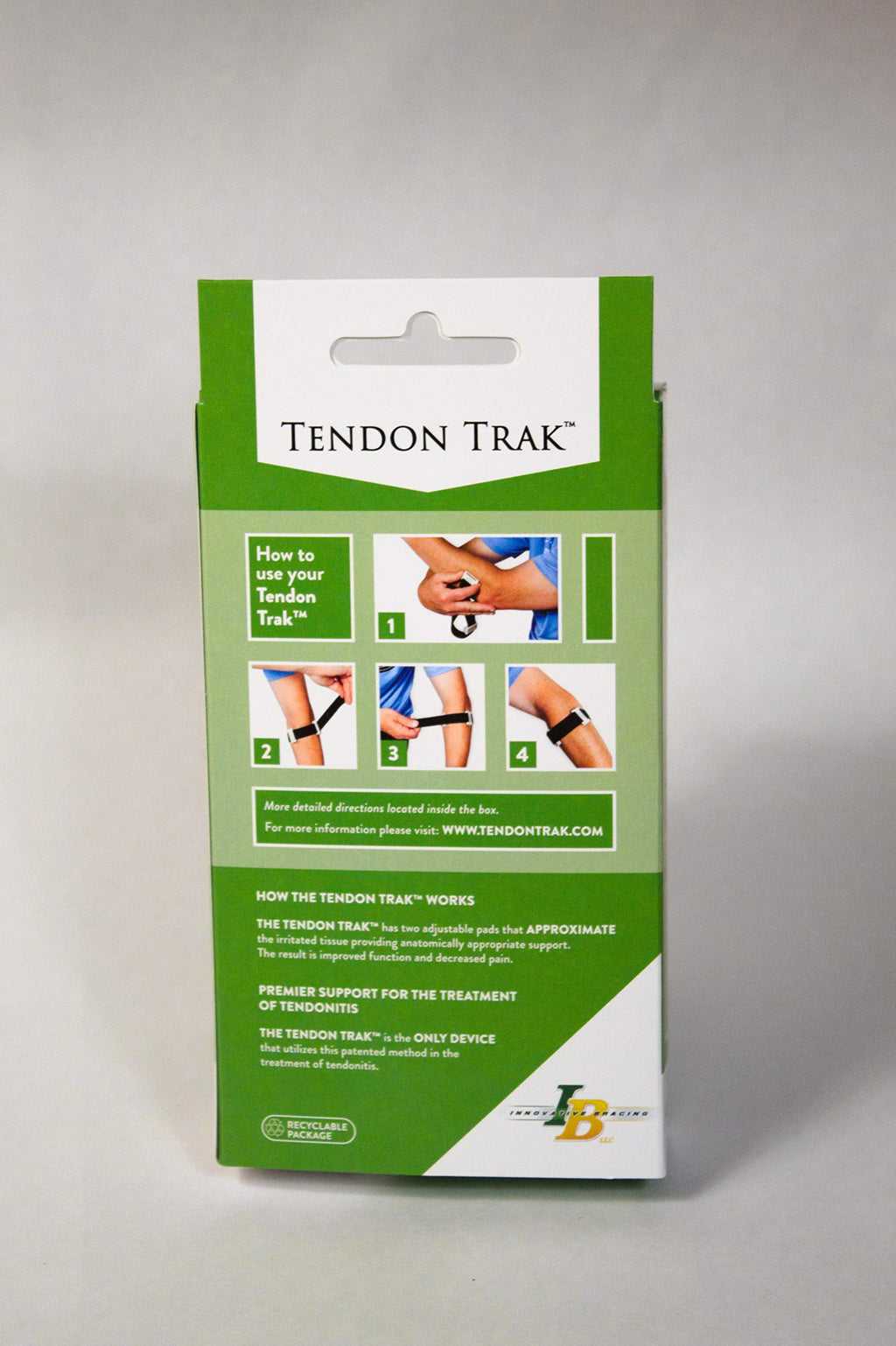 Tendon Trak Elbow - Provides IMMEDIATE Pain Relief for Tennis Elbow, Golfer’s Elbow, and Radial Nerve Irritation Using Patented Support to The Irritated Tissue.