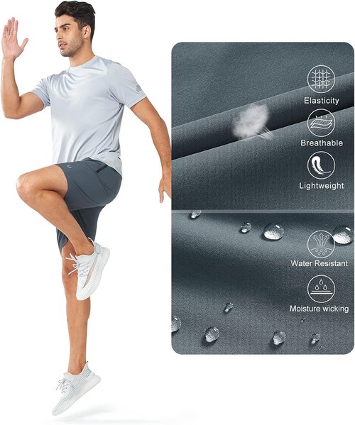 NORTHYARD Men's Athletic Running Shorts - Quick Dry Lightweight Sports Gym & Basketball | 7"/9"/5" Sizes