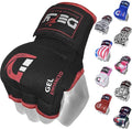DEFY Padded Inner Gloves - Gel Padded Knuckle Protection for Boxing & MMA - 75cm Long Strap Pair