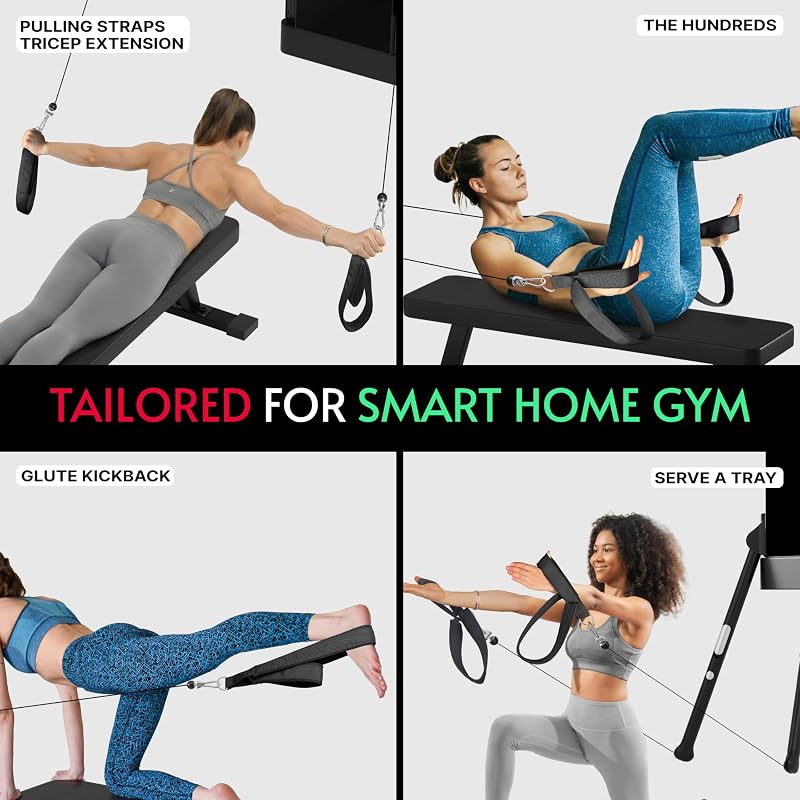 Pilates Reformers Loops (2 Pack) with Soft Dual-Loop Straps for Tonal Machine