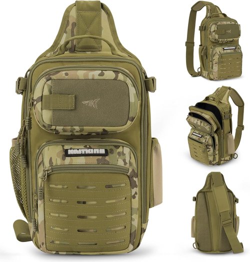 KastKing BlowBak Tactical Sling Tackle Bag - Lightweight Fishing Backpack for Gear Storage | Perfect Gift for Men