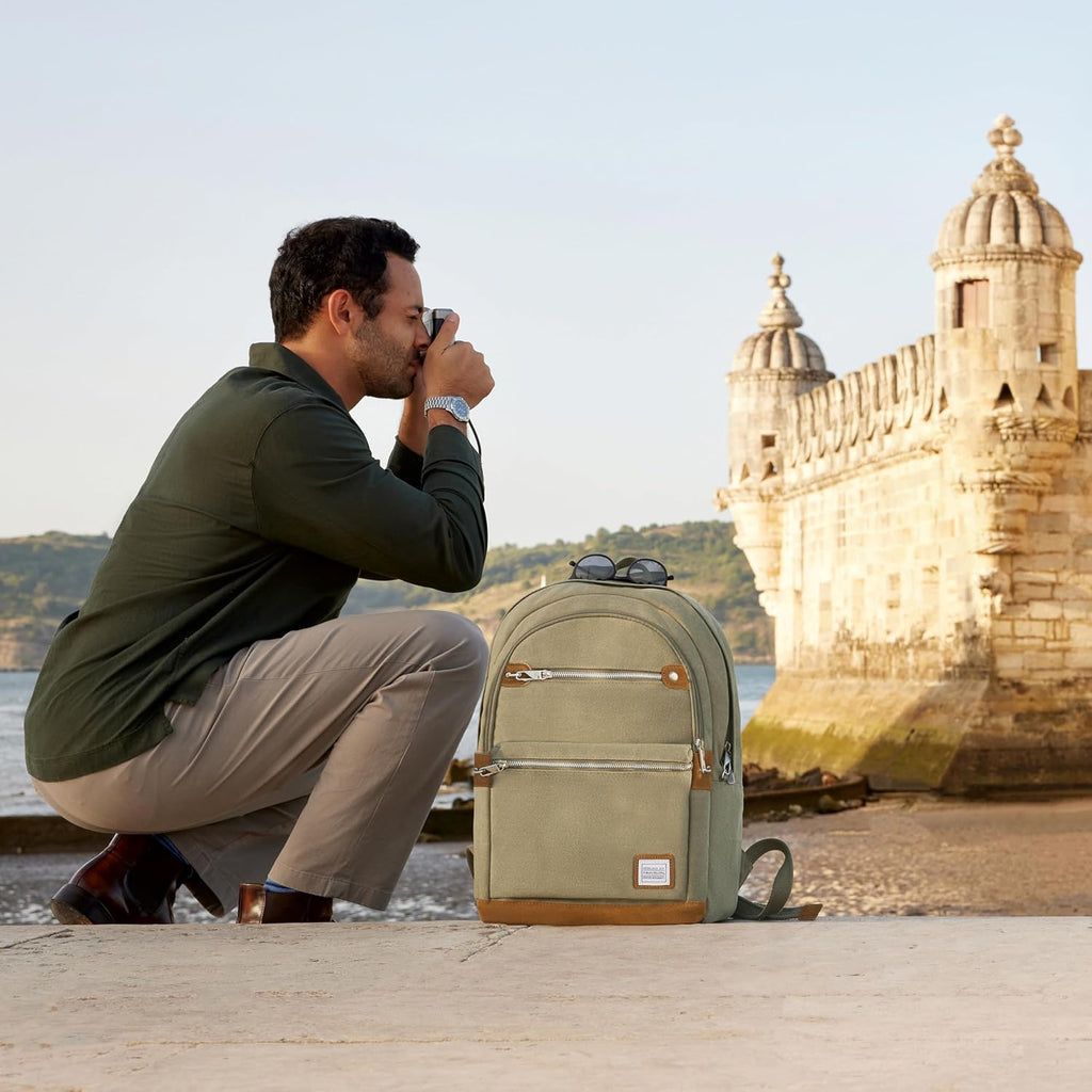 Travelon Anti-Theft Heritage Backpack - Secure Design with Multiple Pockets | Stylish and Functional