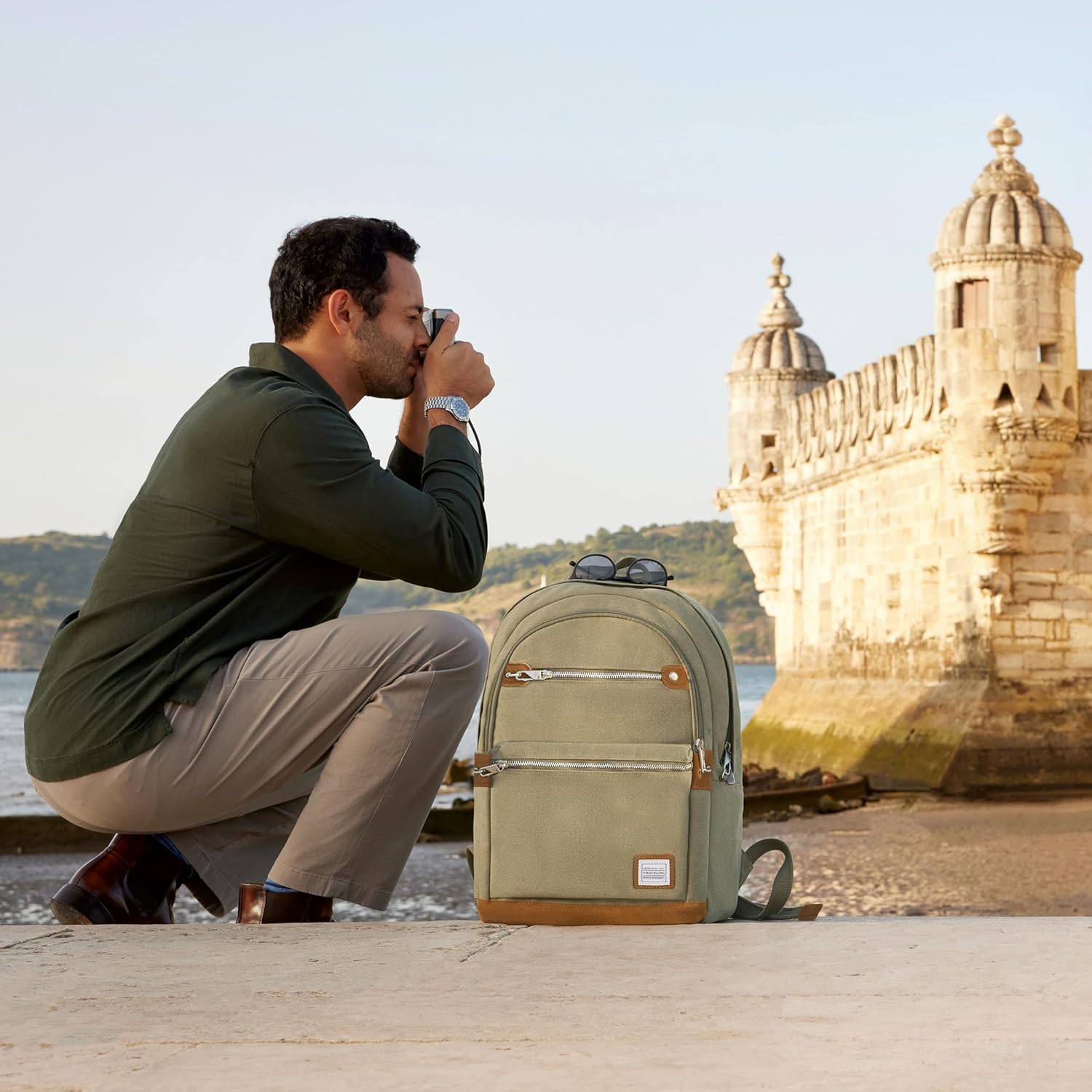 Travelon Anti-Theft Heritage Backpack - Secure Design with Multiple Pockets | Stylish and Functional