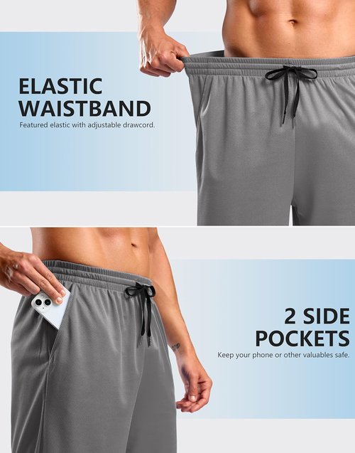 G Gradual Men's Athletic Workout Shorts - Lightweight Quick-Dry Gym Shorts with Pockets | 5"/7"/9" Sizes