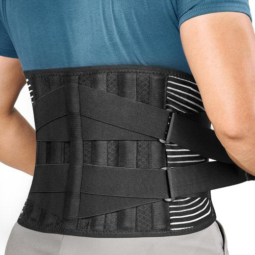 FREETOO Back Brace - Breathable Lower Back Pain Relief Support Belt for Men/Women | Anti-Skid Design, Medium Size
