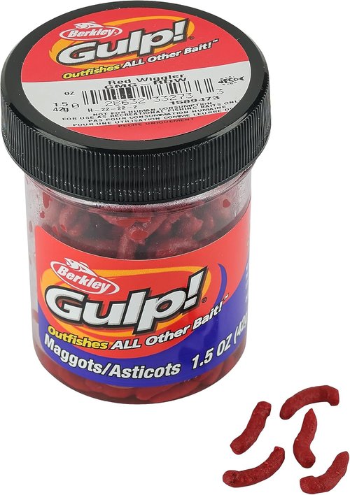 Berkley Gulp! Maggot Fishing Soft Bait - Realistic Design for Effective Catching | 2-Inch Size