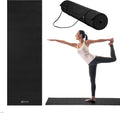 Gaiam Essentials Yoga & Pilates Mat - 1/4" Thick (6mm) with Easy-Cinch Carrier Strap for Comfort & Support