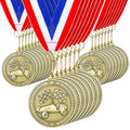 Remuuly 30 Pcs Award Medals Bulk 2'' Gold Trophy Award Winner Metal First Place with Neck Ribbons Prize Gift for Tournaments Match Sports Competition Teams Adult (Race Car Derby)