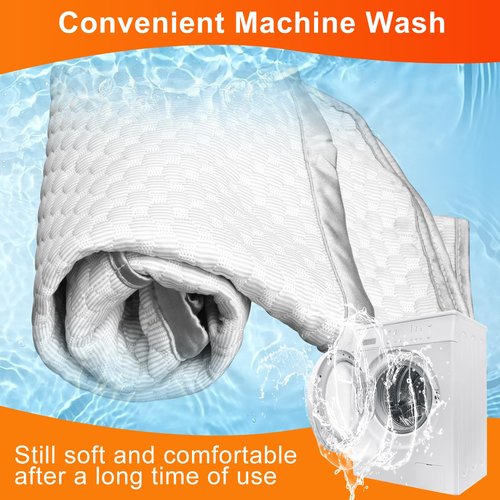 Yamaha Golf Cart Seat Blanket for Winter, Warm Material, 54.3''x 33.7'', Easy to Install and Clean, 4 Convenient Pockets, Gray Golf Cart Seat Covers for G2 G8 G9 G16 G19 G22 G29