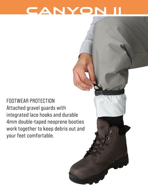 FROGG TOGGS Canyon II Waterproof Fishing Chest Wader - Breathable Stockingfoot Design