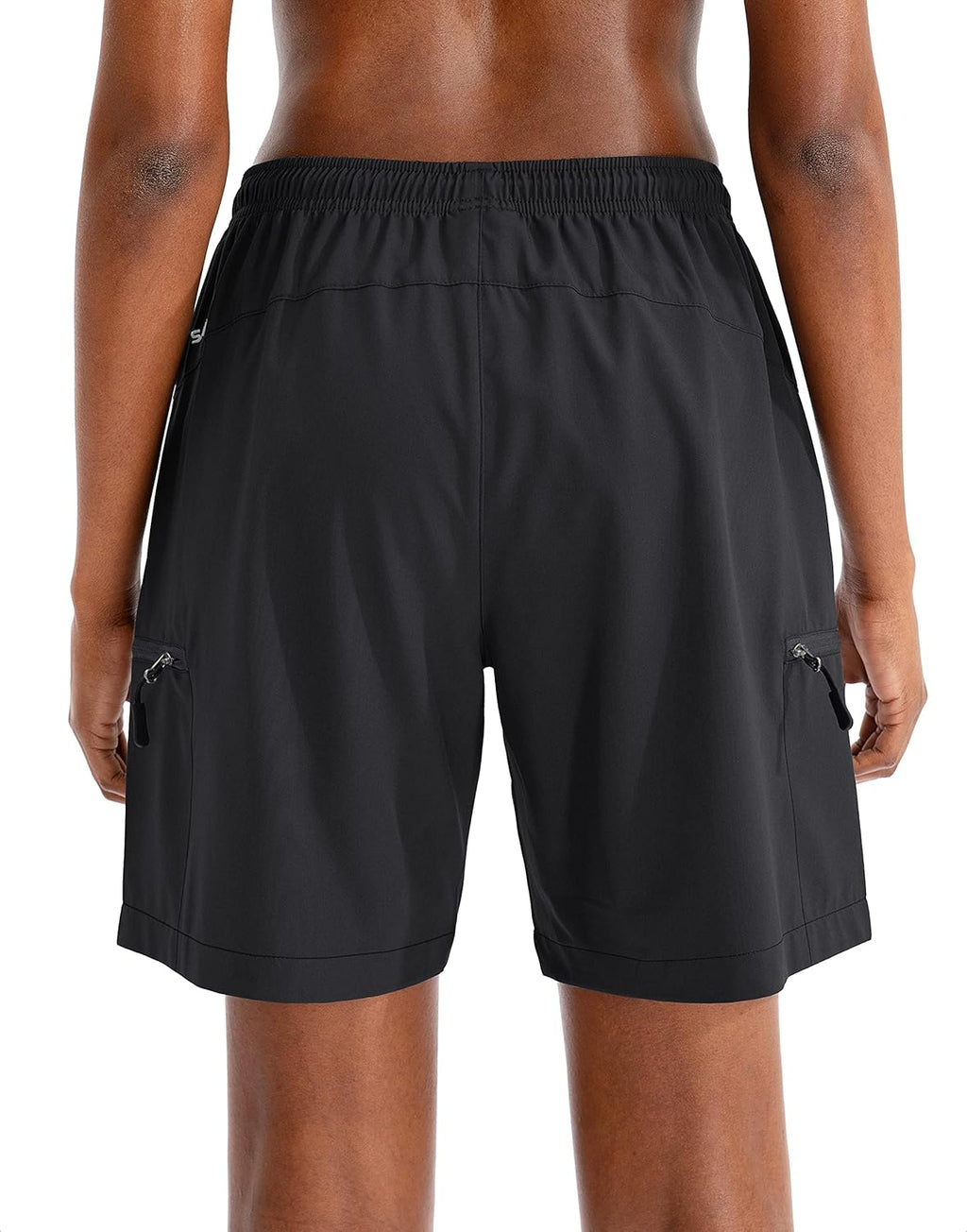 SANTINY Women's Quick-Dry Hiking Cargo Shorts - Lightweight Summer Athletic Shorts with Zipper Pockets | 5''/7''/9'' Sizes