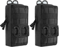2 Pack Molle Pouches - Tactical Water-Resistant EDC Utility Bags | Compact Design for Everyday Use