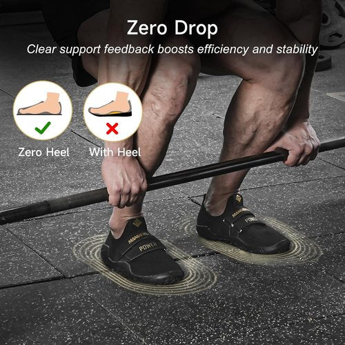 MANUEKLEAR Deadlift Shoes - Weightlifting Sneakers for Men & Women | Cross-Training & Gym Fitness
