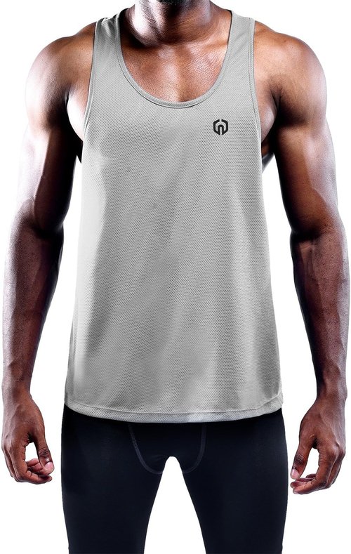 NELEUS Men's Dry Fit Y-Back Muscle Tank | 3-Pack Workout Gym Shirts for Ultimate Comfort