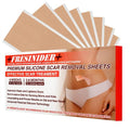 FRESINIDER Silicone Scar Sheets - Extra-Large 5.9"x2.4" for Enhanced Coverage | Pack of 8 for Effective Scar Treatment