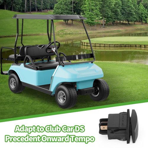 10L0L Golf Cart Forward Reverse Switch for Club Car DS Precedent 1996-up 48V Electric, Golf Cart Forward Reverse FWD REV Switch, OEM 1018560-01 1018560-02