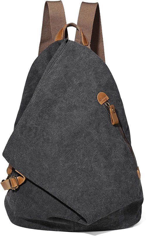 KL928 Canvas Vintage Backpack - Large Casual Daypack for Outdoor Travel & Hiking | Unisex Design