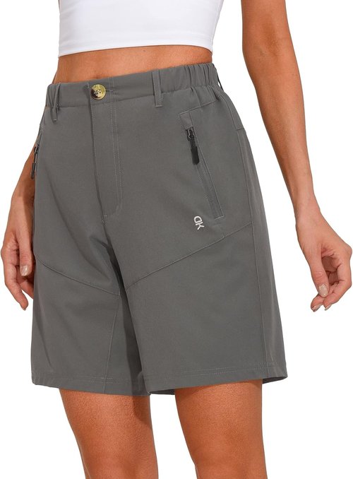 Little Donkey Andy Women's Quick-Dry Stretch Hiking Shorts - Perfect for Camping & Travel
