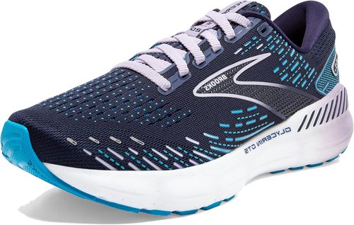 Brooks Women's Glycerin GTS 20 Supportive Running Shoes - Peacoat/Ocean/Pastel Lilac | Size 9 Wide