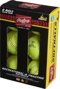 Rawlings Fastpitch Softballs - NCAA Approved | 11" & 12" Sizes | Available in 6 & 12 Count Packs