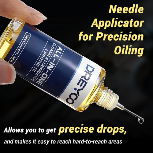Gun Cleaning Oil by [Brand Name] - Premium Lubricant & Cleaner for Firearm Maintenance | 1 oz Needle Oiler