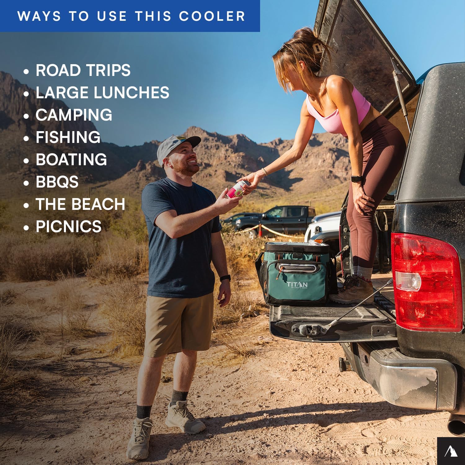 Titan by Arctic Zone Deep Freeze Cooler - Zipperless Hardbody Design with Superior Insulation | Durable & Versatile