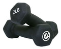 Echelon Dumbbells - 2 lb. Weight Set, Black (ECHDB-2)