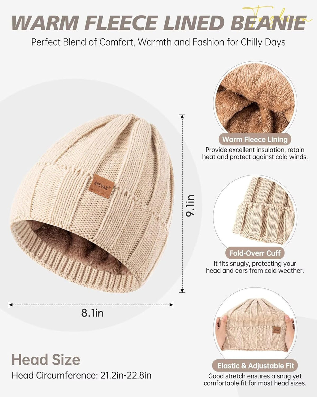 Regine Switzerland Winter Hat, Gloves, Scarf & Earmuffs Set - Fleece Lined, Touchscreen, 4-in-1 Gift