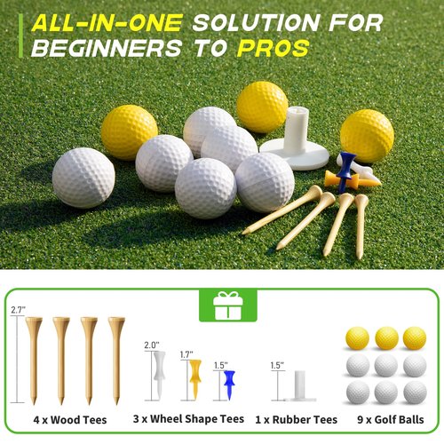 Bltend Golf Mat 31mm Thickened: 5x4ft Heavy-Duty Golf Hitting Mats Practice Indoor, Elite Dense Artificial Turf Matt Training Aid for Backyard/Garage/Driving Range/Simulators, Ideal Gifts for Men