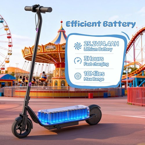 Aovowheel Electric Scooter - High-Speed Folding E-Scooter with 350W/500W Motor | 19-23 Miles Range, Dual Brakes