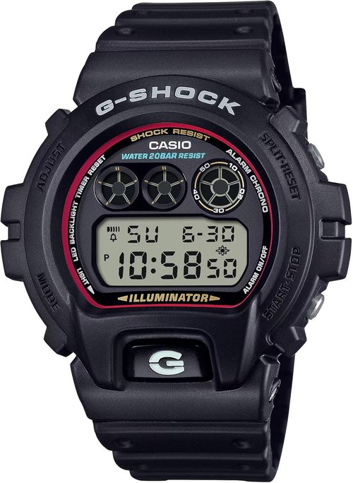 Casio G-Shock Iconic Original Colors Digital Watch DW6900RL-1