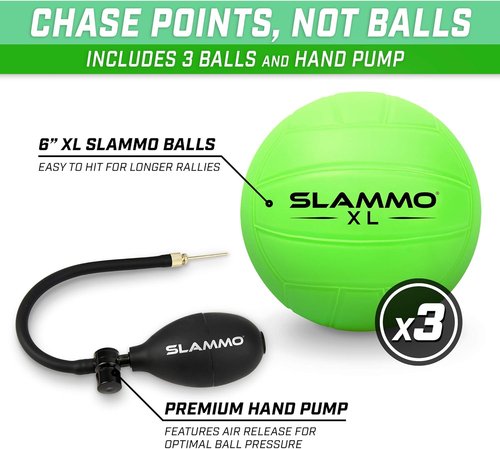 GoSports Slammo XL Game Set - 48" Net for Beginners & Group Play | Perfect for Outdoor Fun